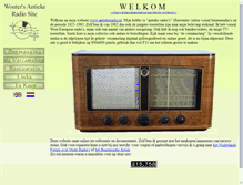Tablet Screenshot of antiekeradio.nl